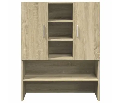 Veļasmašīnas Plaukts, Ozolkoka Krāsa, 70,5X24X90 Cm Vidaxl