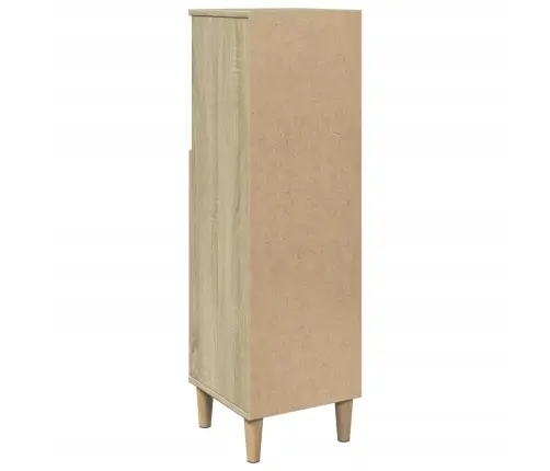 Vannitoakapp, Sonoma Tamm, 30 X 30 X 100 cm Tehispuit