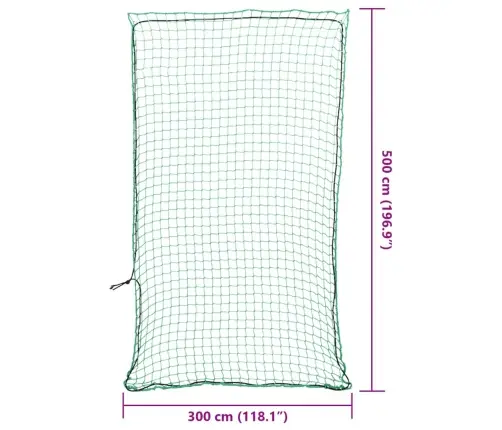 Piekabes Tīkls Ar Elastīgu Auklu, Zaļš, 5X3 M, Polipropilēns Vidaxl