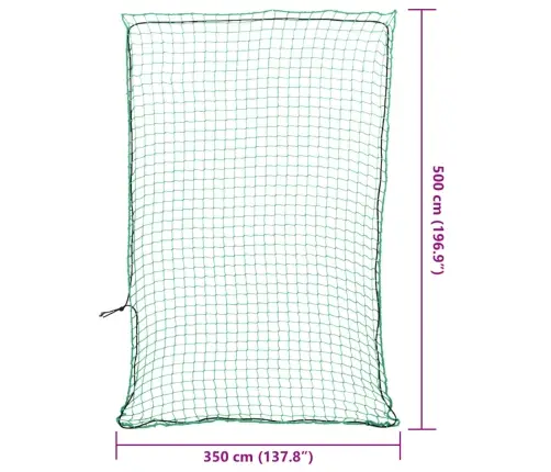 Priekabos Tinklas Su Elastine Virve, Žalias, 5X3,5M, Pp