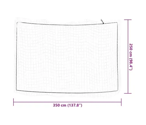 Priekabos Tinklas Su Elastine Virve, Baltas, 3,5X2,5M, Pp