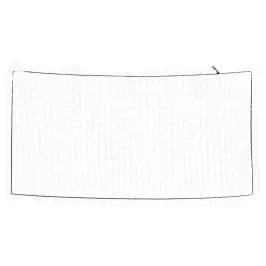 Piekabes Tīkls Ar Elastīgu Auklu, Balts, 7X3,5 M, Polipropilēns Vidaxl