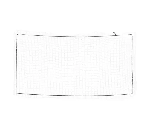 Piekabes Tīkls Ar Elastīgu Auklu, Balts, 7X3,5 M, Polipropilēns Vidaxl