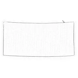 Piekabes Tīkls Ar Elastīgu Auklu, Balts, 8X3,5 M, Polipropilēns Vidaxl