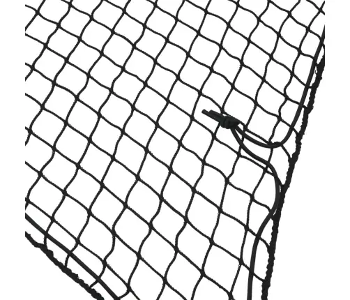 Priekabos Tinklas Su Elastine Virve, Juodas, 3,5X2M, Pp