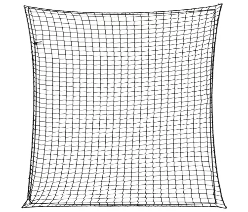 Priekabos Tinklas Su Elastine Virve, Juodas, 3X3M, Pp