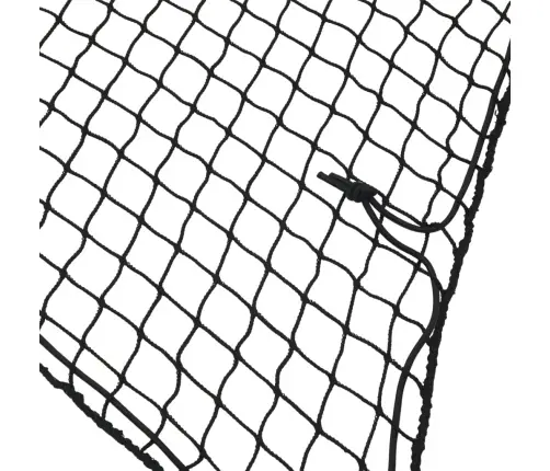 Priekabos Tinklas Su Elastine Virve, Juodas, 3X3M, Pp