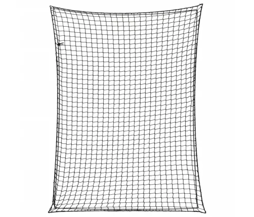 Piekabes Tīkls Ar Elastīgu Auklu, Melns, 4X3 M, Polipropilēns Vidaxl