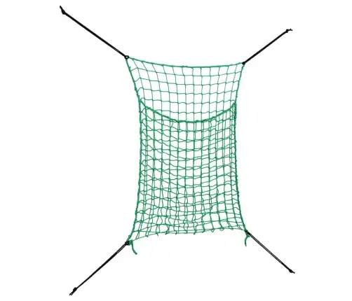 Heinavõrgud 2 Tk Ristkülikukujuline Roheline 200X120 Cm Pp