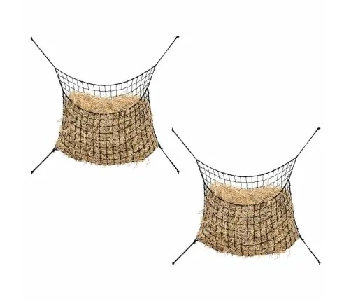 Šieno Tinkleliai, 2Vnt., Juodas, 90X60cm Stačiakampis, Pp