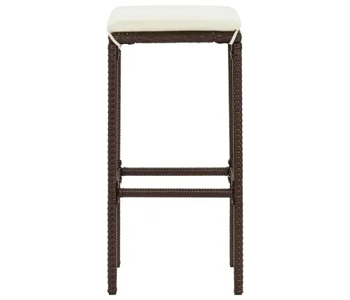 Sodo Baro Komplektas, 3 Dalių, Rudas, Akacija Ir Poliratanas