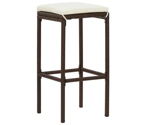 Sodo Baro Komplektas, 5 Dalių, Rudas, Akacija Ir Poliratanas