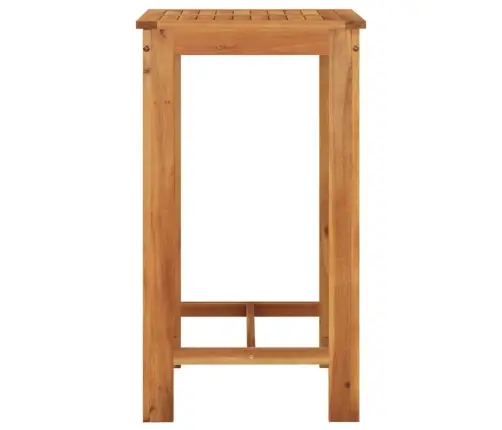 3-Daļīgs Dārza Bāra Mēbeļu Komplekts, Pelēks, Akācijas Koks, Pe Vidaxl