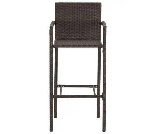 5-Daļīgs Dārza Bāra Mēbeļu Komplekts, Brūns, Akācijas Koks, Pe Vidaxl