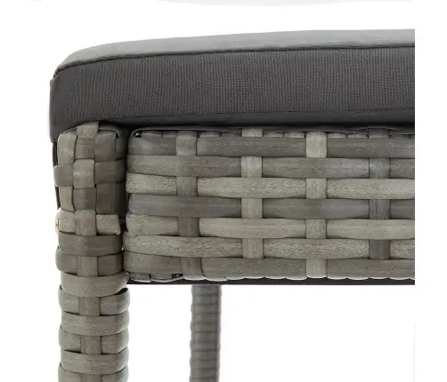 5-Daļīgs Dārza Bāra Mēbeļu Komplekts, Pelēks, Akācijas Koks, Pe Vidaxl