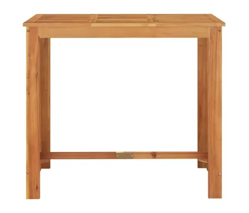 Sodo Baro Komplektas, 5 Dalių, Juodas, Akacija Ir Poliratanas