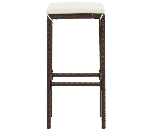 7-Daļīgs Dārza Bāra Mēbeļu Komplekts, Brūns, Akācijas Koks, Pe Vidaxl