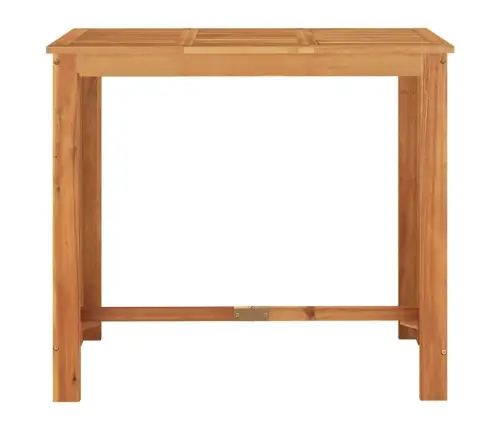 5-Daļīgs Dārza Bāra Mēbeļu Komplekts, Pelēks, Akācijas Koks, Pe Vidaxl