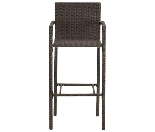 7-Daļīgs Dārza Bāra Mēbeļu Komplekts, Brūns, Akācijas Koks, Pe Vidaxl