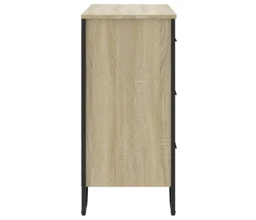 Kummut, Sonoma Tamm, 91X35,5X74,5 cm Tehispuit