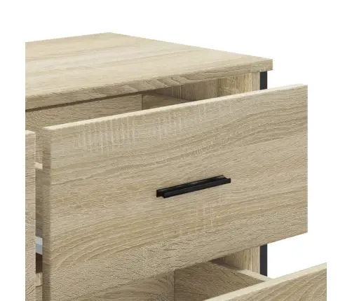 Kummut, Sonoma Tamm, 91X35,5X74,5 cm Tehispuit