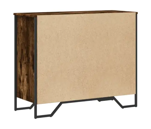 Atvilktņu Skapītis, Ozola, 91X35,5X74,5 Cm, Inženierijas Koks Vidaxl