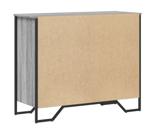 Komoda Su Stalčiais, Pilka Ąžuolo, 91X35,5X74,5cm Mediena