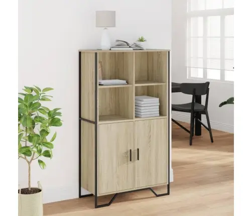 Augstais Skapītis, Ozola Krāsa, 79,5X35,5X137,5 Cm Vidaxl