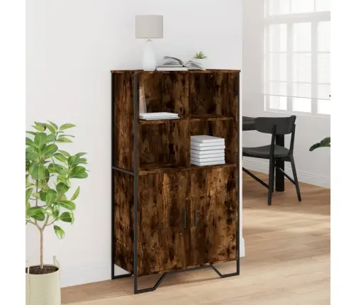 Augstais Skapītis, Ozola Krāsa, 79,5X35,5X137,5 Cm Vidaxl