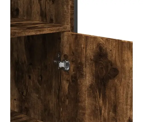 Augstais Skapītis, Ozola Krāsa, 79,5X35,5X137,5 Cm Vidaxl