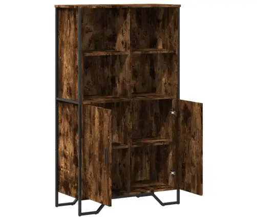 Augstais Skapītis, Ozola Krāsa, 79,5X35,5X137,5 Cm Vidaxl