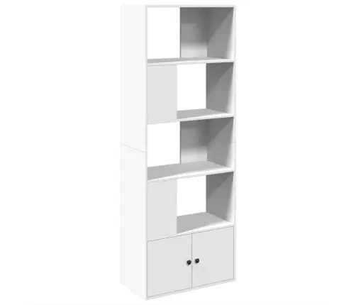 Grāmatu Plaukts, Balts, 70X36X189 Cm, Inženierijas Koks Vidaxl