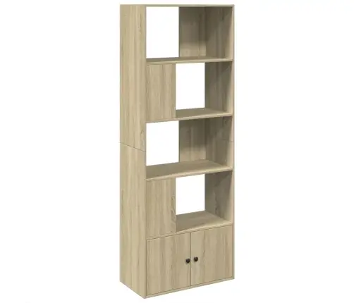 Raamatualus, Sonoma Tamm, 70X36X189 cm Tehispuit