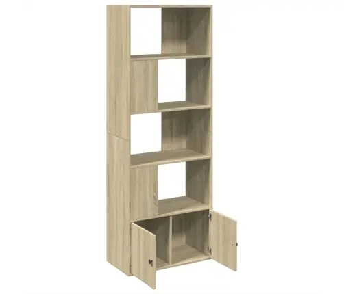 Raamatualus, Sonoma Tamm, 70X36X189 cm Tehispuit