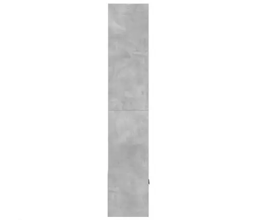 Grāmatplaukts, Betona Pelēks, 70X36X189 Cm, Inženierijas Koks Vidaxl