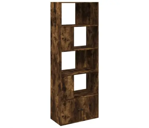 Raamaturiiul, Suitsutatud Tamm, 70X36X189 cm Tehispuit