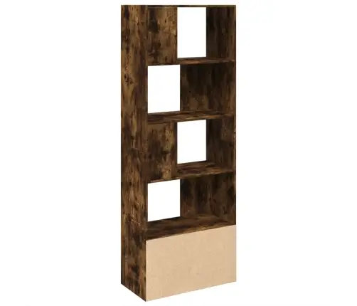 Raamaturiiul, Suitsutatud Tamm, 70X36X189 cm Tehispuit