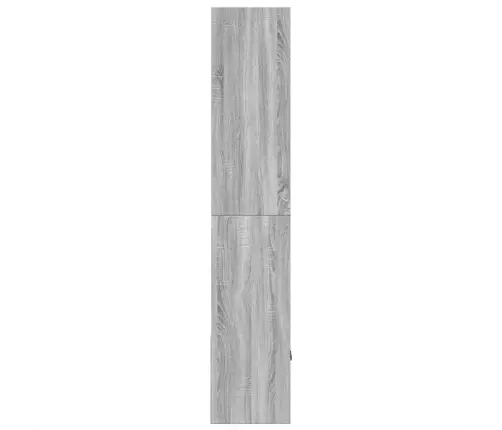 Knygų Spinta, Pilka Ąžuolo, 70X36X189cm Apdirbta Mediena