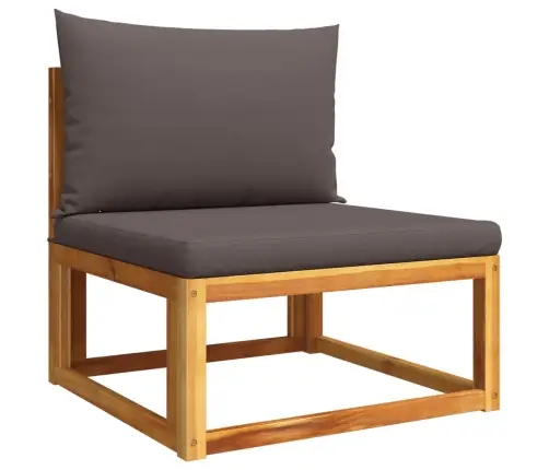 11 Daļu Dārza Dīvānu Komplekts Ar Spilveniem, Akācijas Koks Un Virve Vidaxl