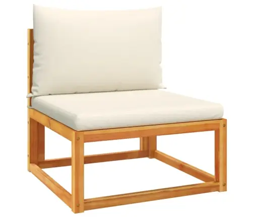 6 Daļu Dārza Dīvānu Komplekts Ar Spilveniem, Akācijas Koks Un Virve Vidaxl