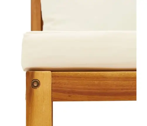 6 Daļu Dārza Dīvānu Komplekts Ar Spilveniem, Akācijas Koks Un Virve Vidaxl