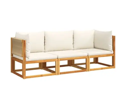 3-Osaline Aiadiivanikomplekt Patjadega, Puit, Akaatsia Ja Köis