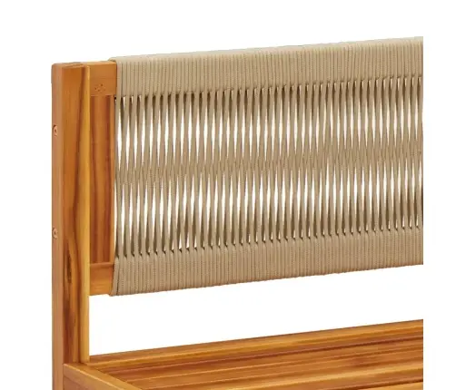 4 Daļu Dārza Dīvānu Komplekts Ar Spilveniem, Akācijas Koks Un Virve Vidaxl