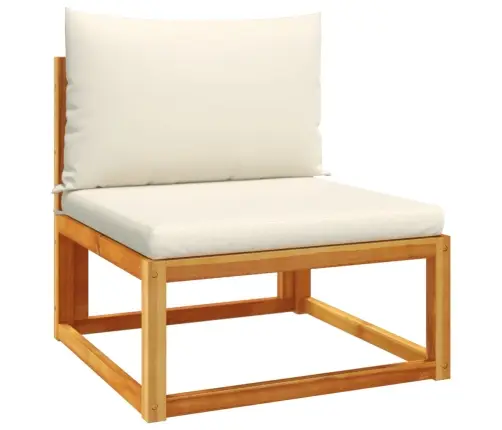 3 Dalių Sodo Sofų Komplektas Su Pagalvėlėmis, Akacijos Mediena Ir Rotangas