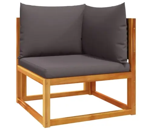 6-Osaline Aiadiivanikomplekt Patjadega, Puit, Akaatsia Ja Rotang