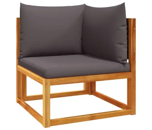 7 Dalių Sodo Sofų Komplektas Su Pagalvėlėmis, Akacijos Mediena Ir Rotangas