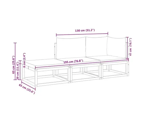 3 Dalių Sodo Sofų Komplektas Su Pagalvėlėmis, Akacijos Mediena Ir Rotangas
