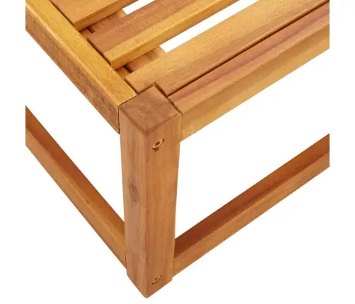 Sodo Stalas, 65X65X29cm Akacijos Medienos Masyvas