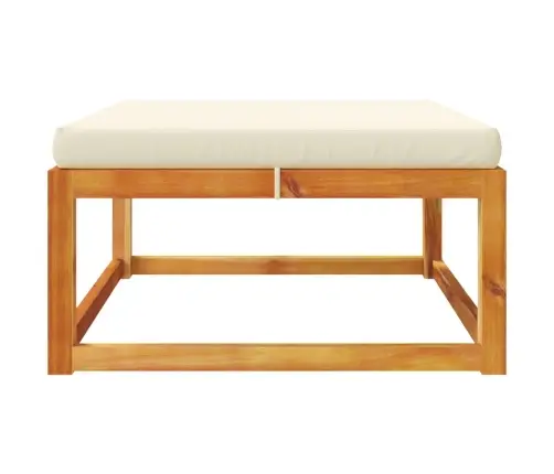 Sodo Pakoja Su Pagalvėlėmis, 65X65X29 cm Akacijos Masyvas