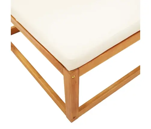 Sodo Pakoja Su Pagalvėlėmis, 65X65X29 cm Akacijos Masyvas
